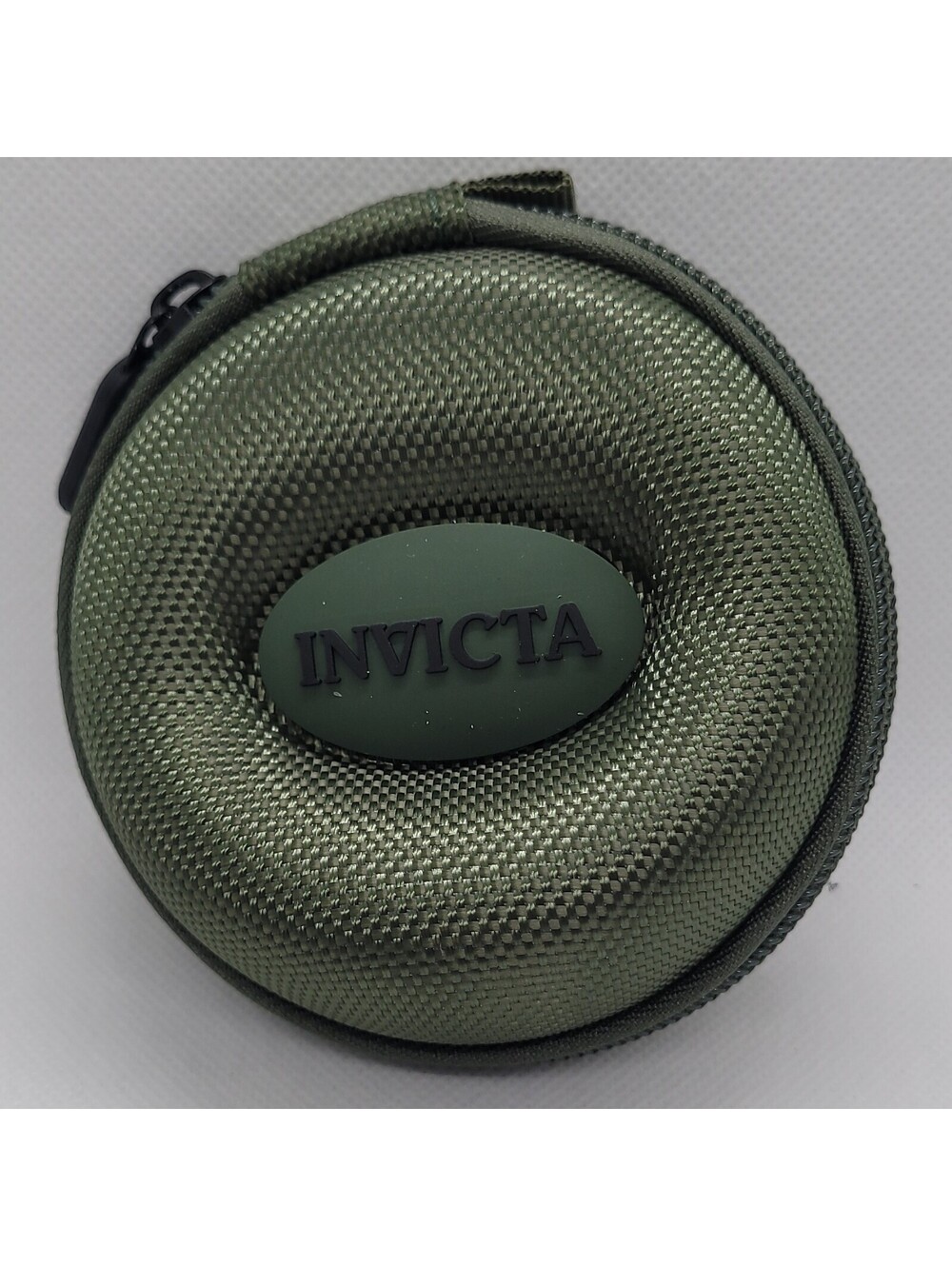 Invicta Green Fabric water resistance Single Watch Traveling Box for 1Watch